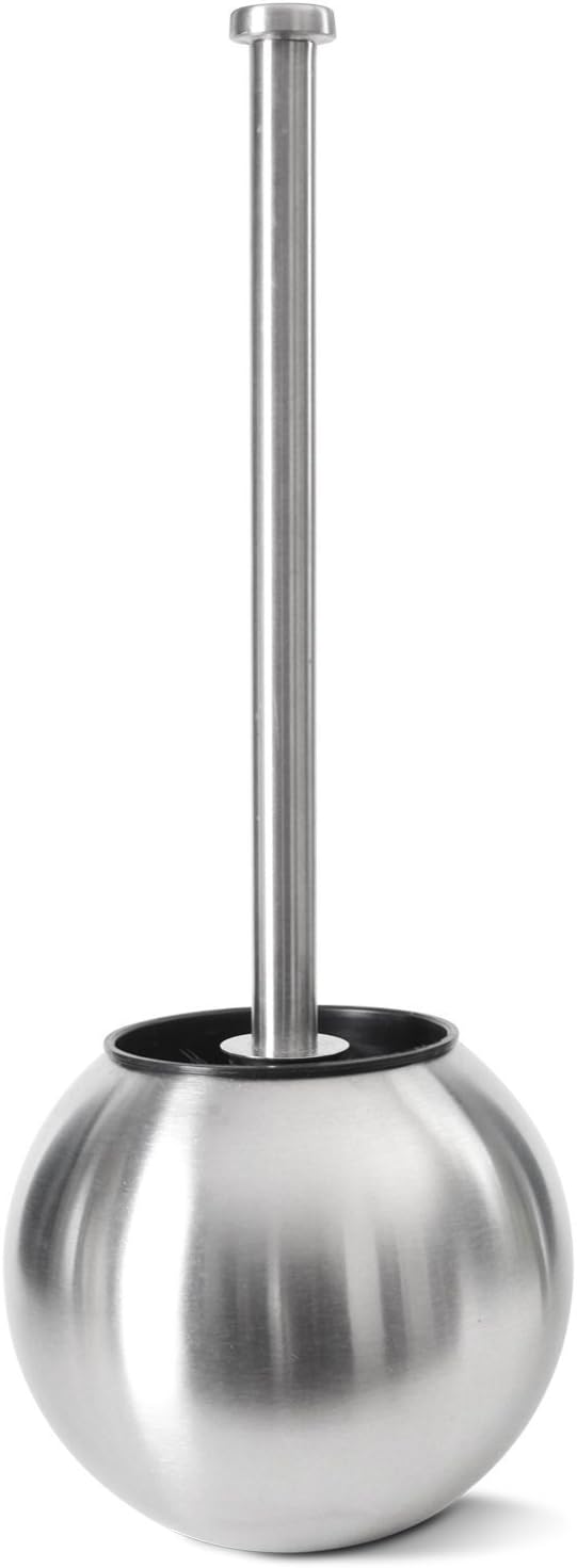 ToiletTree Modern Deluxe Freestanding Bathroom Cleaning Tools (Stainless Steel, Toilet Brush 2 Pack)