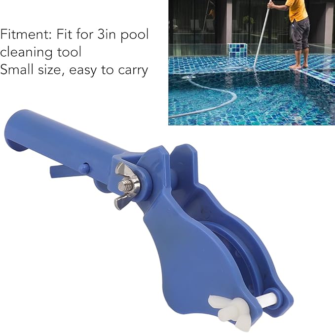 Pool Tablet Holder Z Clip Handle Cleaner - Simple Installation for Easy Maintenance, 3in Fit Swimming Pool Cleaning Tool