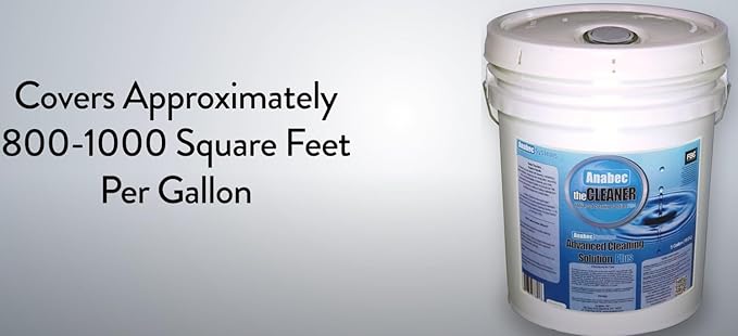 Crawl Space DIY Anabec Commercial Cleaner – 5 Gallon All-Purpose Industrial Cleaning Solution for Construction, Crawl Spaces & General Use
