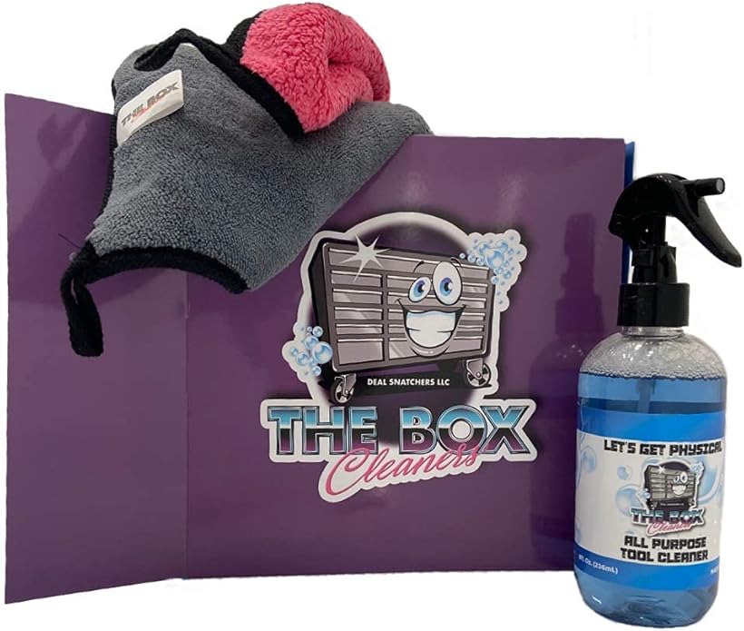 Let's Get Physical Tool Cleaning Kit, 2 premium microfiber towels included
