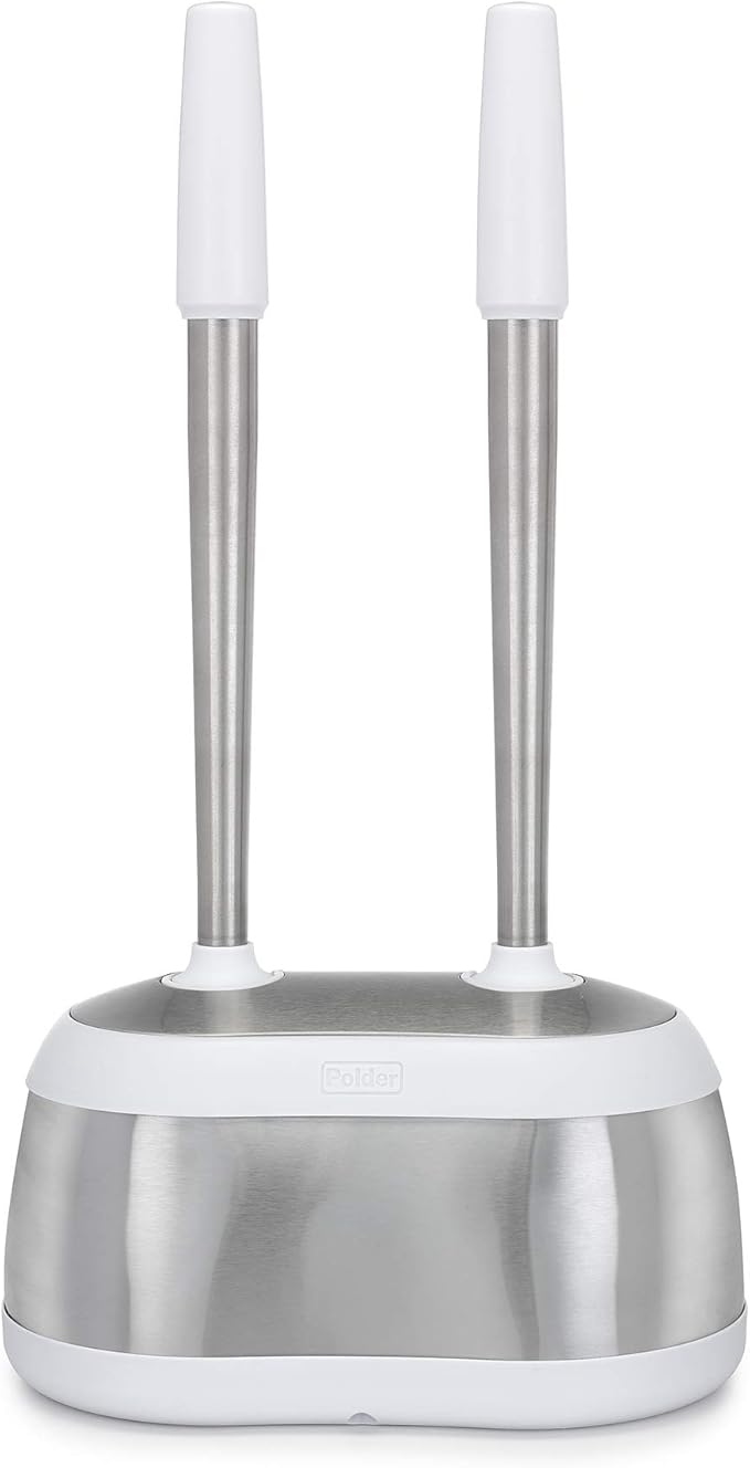 Polder Dual Bath Caddy - White