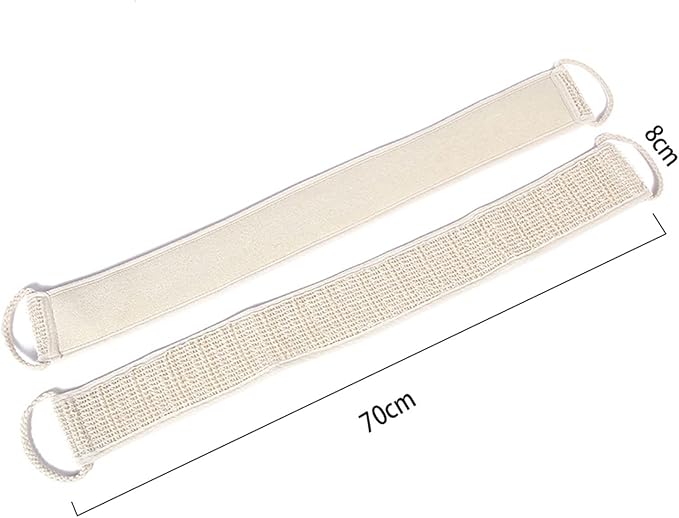 Dry Brushing 1pc Soft Exfoliating Bath Shower Massage Spa Scrubber Sponge Back Strap Body Skin Cleaning Tool