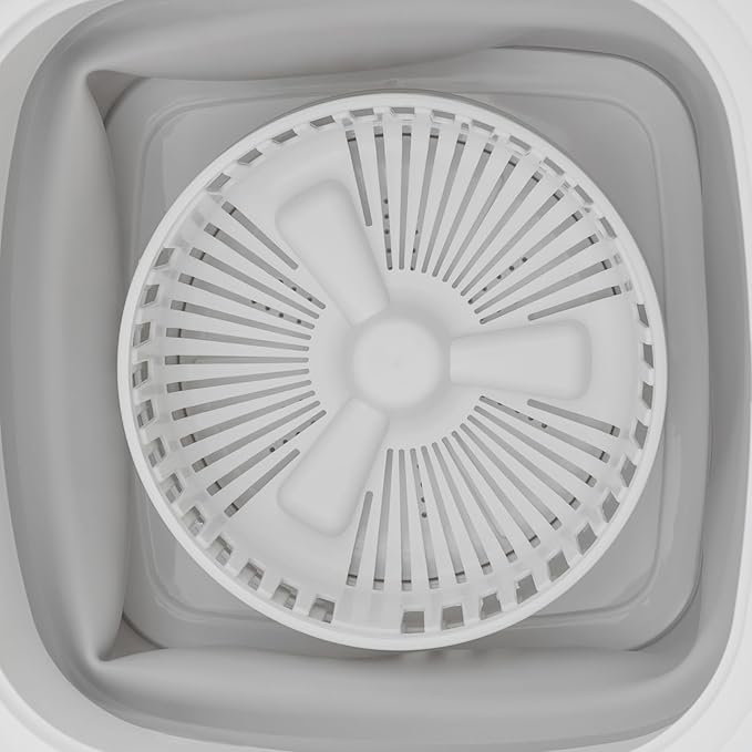 Portable Washing Machine, Foldable 10L Large Capacity Washer with 3 Modes Deep Cleaning, for Laundry, Dorms, College, RV, Camping, Underwear,Socks,Baby Clothes