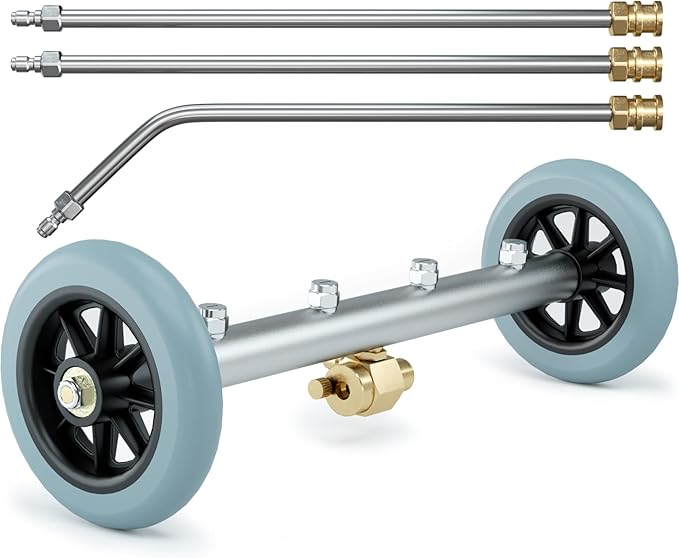 DBR Tech® Undercarriage Pressure Washer Attachment & Water Broom | 1500-4000 PSI