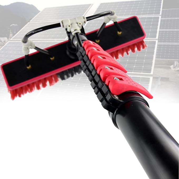 Water Fed Telescopic Brush,Extendable Solar Panel Roof Cleaning Tools,Photovoltaic Panel Cleaning,Conservatory Roof Cleaner,for Photovoltaic Panel Cleaning 35cm-7.2m/24FT