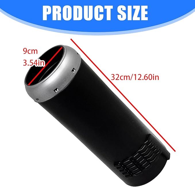 Blowers Attachment Strong ABS Blowing Attachment Gutter Cleaning Tool Extension Simple Installation for 一8010 一9010 Dry/Wet Vacuum Gutter Maintenance Tool