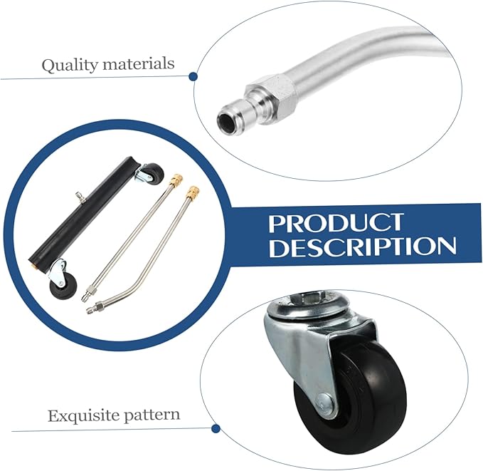 High-Pressure Chassis Cleaner Brush Car Wash Broom Truck Undercarriage Cleaning Tool