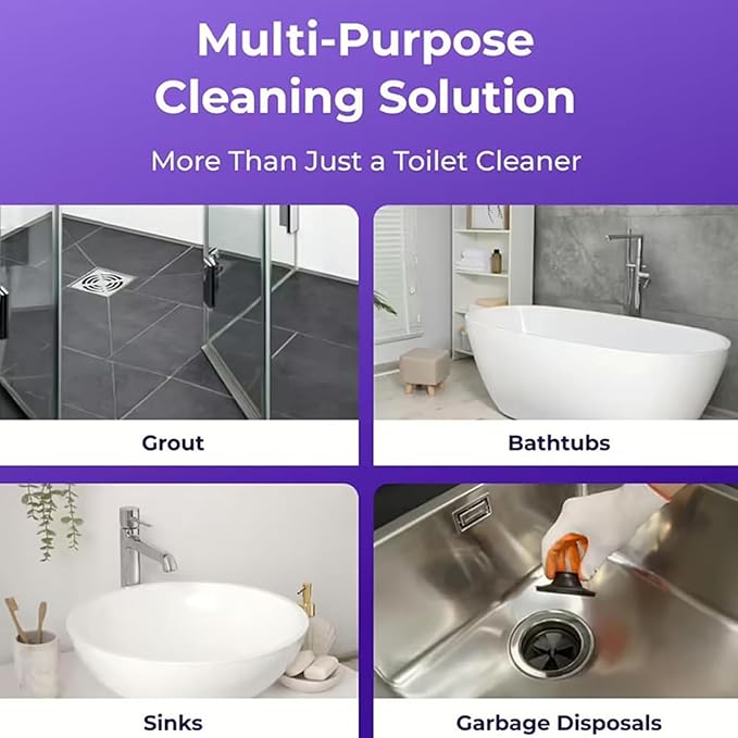 Fizzclean Toilet Cleaner, Fizzclean Toilet Cleaning Foam, Foam For Sparkling Clean, Touch Free Foaming Cleaning Powder (2)