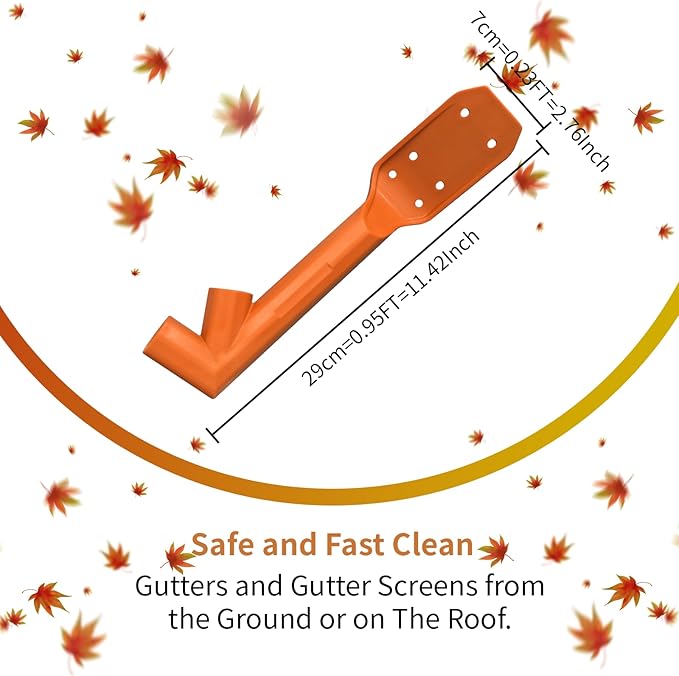 Longtor 12.9FT Gutter Cleaning Tools from Ground – Aluminum Extension Pole with Bendable Brush, Deep Scoop & Swivel Head, Telescopic Roof Cleaner for Gutters/RV/Home, No Ladder Required