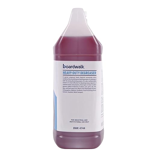 Boardwalk Heavy-Duty Degreaser, 1 Gallon Bottle, 4/Carton