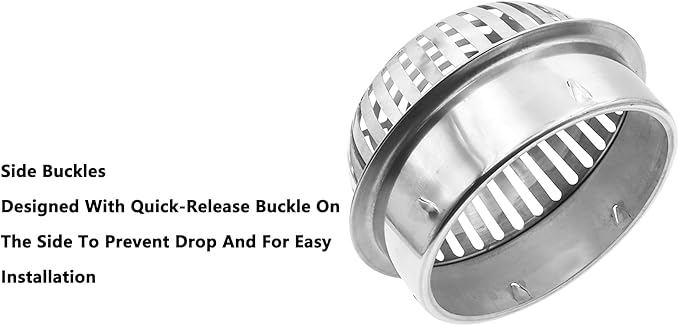 Roof Floor Drain,SAFYY 304 Stainless Steel Roof Drain Dome,Balcony Roof Dome Drain Cover,Yard Outdoor Anti Blocking Strainer,Gardens Gutter Cleaning Tool,Rain Bucket Drainage Parts (2, 200mm/8)