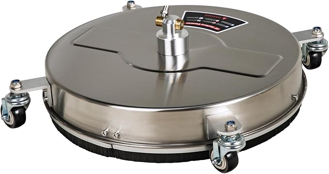 Aintier 4000 PSI Driveway Cleaner 18 Inch Surface Cleaner for Pressure Washer with 4 Wheels