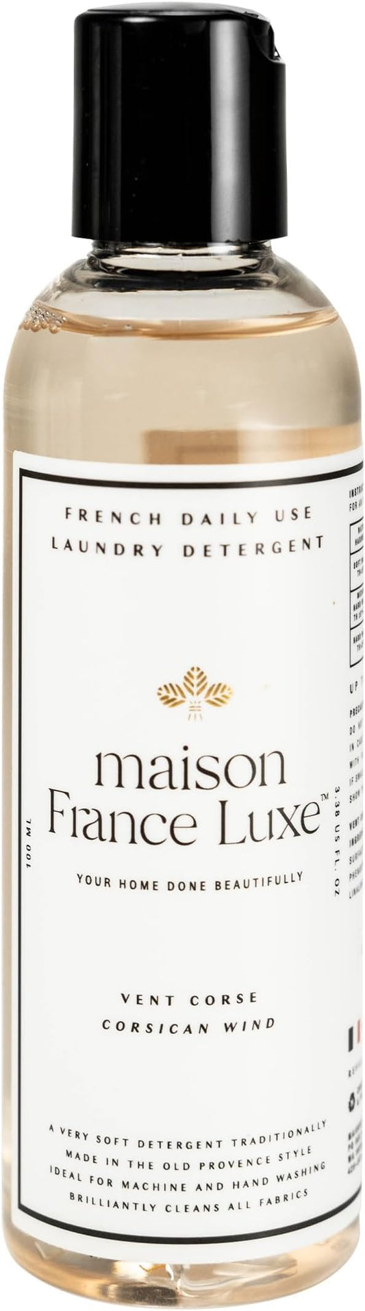Laundry Detergent Sample, Plant based French Soap, 100ml, Corsican Wind Travel SIze