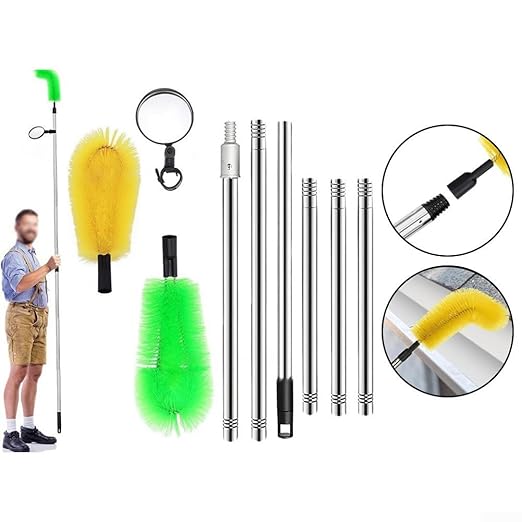 Adjustable Telescopic Gutter Cleaning Tool - Safe Effective Gutter Cleaner Homeowners DIY Enthusiasts(02)