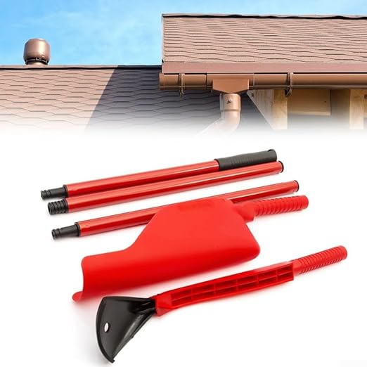 5-Piece Retractable Gutter Cleaning Tool Set - Effective Roof Garden Maintenance