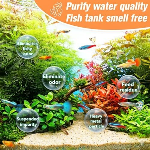 WDEFUN Aquarium Filter Resin, 2 Pre-Filled 300 ml Media Bags, 600 ml Total - Image 4