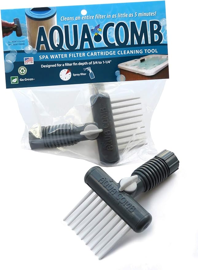 Spa Filter Cleaner Tool: Filter Comb for Hot Tub Filter Cleaning - Made In USA - No Leaks