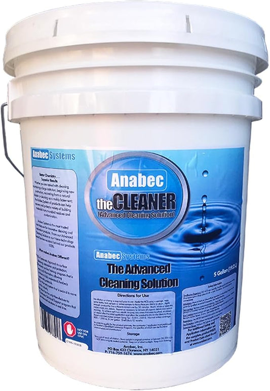 Crawl Space DIY Anabec Commercial Cleaner – 5 Gallon All-Purpose Industrial Cleaning Solution for Construction, Crawl Spaces & General Use