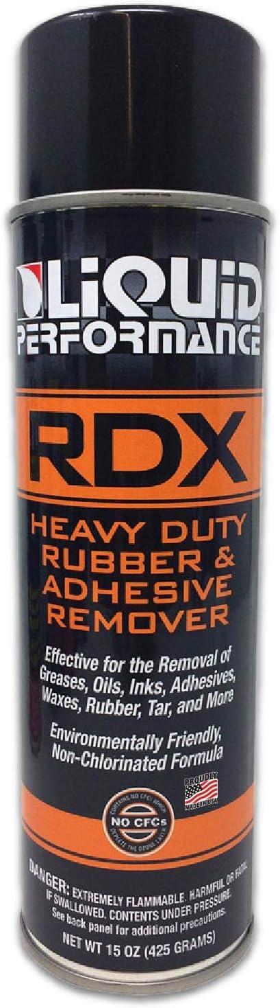Racing RDX Rubber and Adhesive Remover - 15 oz - Removes Grease, Oil, Ink, Dried Glue, and Residue - Non-Toxic Formula and Safe to Use - Liquid Performance