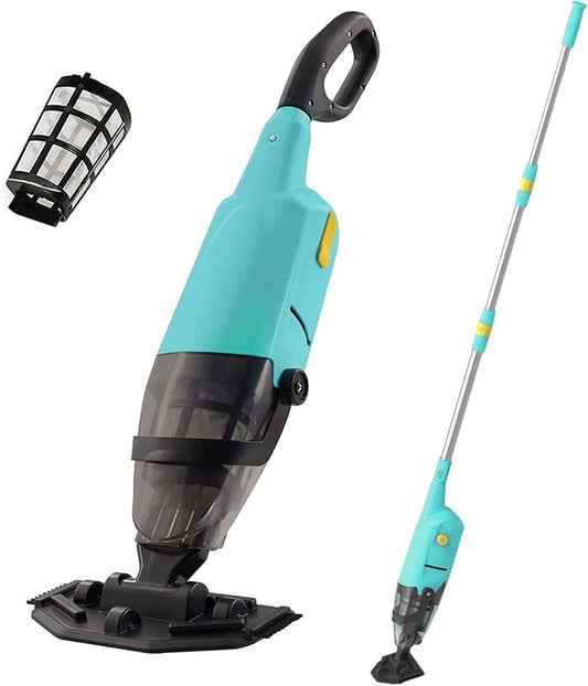 Pool Vacuum Cordless Handheld Cleaner Rechargeable with 60 mins Runtime, Perfect for Above Ground Pools, In-Ground Pools, Spas, and Hot Tubs – Efficiently Removes Sand and Debris