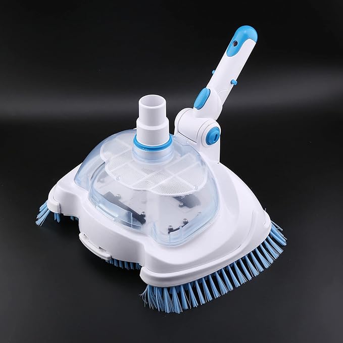 Professional Pool Vacuum Head Premium Durable Pool Cleaning Tool with High Density s for Swimming Ponds Aquariums PVC Material 12 Inch Width