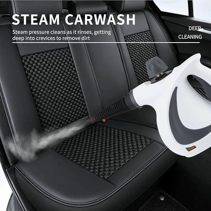 Steam Cleaner Pro Pressurized Handheld Multi-surface Steam Cleaner for Home Use with 12 PCS Accessories & Safety Lock Steamer for Cleaning Car Floor Upholstery Walls Grout and Tile