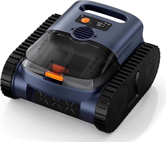 [2026 Upgrade] Pool Vacuum for Inground Pools,Robotic Pool Cleaner for Floor/Wall Climbing/Waterline Cleaning, Dual-Motor System Powerful Suction,Extended 180-Min Runtime for Pools up to 2100 Sq.Ft