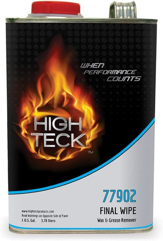 High Teck Products 77902-1 Final Wipe Wax and Grease Remover, 1 gal, Tin