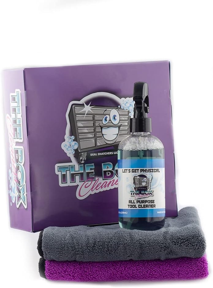 Let's Get Physical Tool Cleaning Kit, 2 premium microfiber towels included