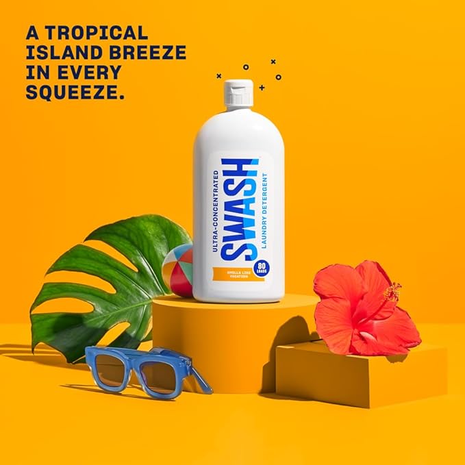 Swash?? Smells Like Vacation HE Ultra-Concentrated Liquid Laundry Detergent
