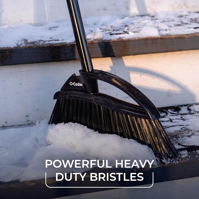 O-Cedar Sweep & Spin Mop Duo | EasyWring Mop + Strong Sweep Broom & Brush