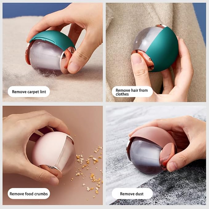 Washable Reusable Gel Lint Roller for Pet Hair, Green | Tecogue Portable Dog Cat Pet Hair Remover for Clothes, Laundries, Sticky Cleaner, Dust Fuzz Fur for Travel Household - Image 2