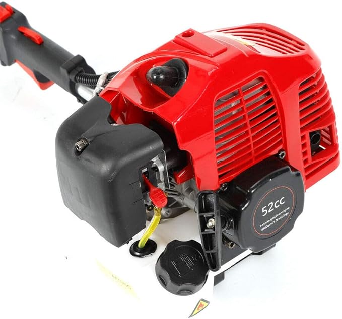 TFCFL Outdoor 52CC Hand Held Broom, Powerful 52CC Hand Held for Cleaning Sweeper Broom,Air-Cooled Walk Behind Sweeper Cleaning Driveway Tools High Performance Cleaner 2.3HP 1.8M Ratio:1:25 1000ml