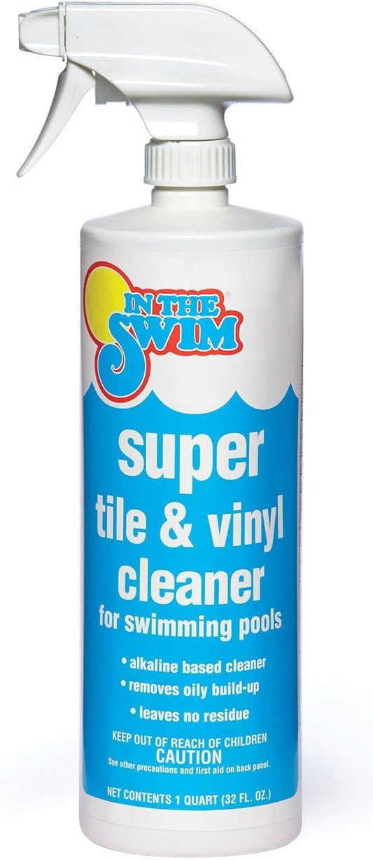 In The Swim Super Pool Tile and Vinyl Cleaner - Oil and Grime Remover - Alkaline Based - 1 Quart