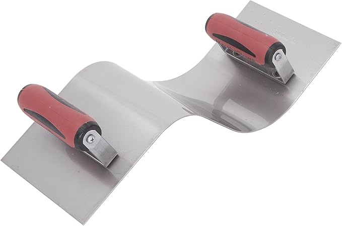 MARSHALLTOWN Single Piece Curb and Gutter Tools, Hand Tool Type, 3" Gutter Radius, 6" X 6" X 6" Top X Face X Bottom, 51 Millimeter Curb Radius, Made in the USA, CG511SSD
