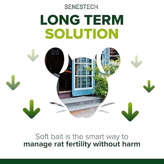 Evolve Rat Birth Control Soft Bait Sausages – 6 lbs | Scientifically Proven Rat Population Control | Not a Poison, Long-Term Population Management