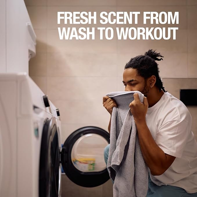 HEX Performance Laundry Detergent Packs for Activewear & Sports Clothes, Deep Odor & Sweat Removal, Eco-Friendly Biodegradable Formula, HE Compatible, Fresh Clean Scent – 75 Count