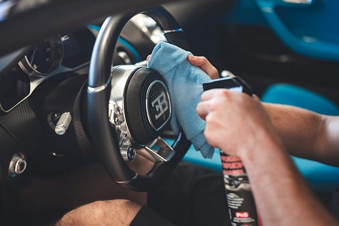 P & S PROFESSIONAL DETAIL PRODUCTS - Xpress Interior Cleaner - All-in-One Solution for Removing Traffic Marks, Dirt, Grease, Oil; Works on Leather, Vinyl, Plastic; Fresh Scent; 1 Gallon & 1 Quart
