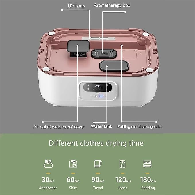 Hanging Garment Steamer, Collapsible Automatic Wireless Vertical Steam Iron with Wrinkle Removal Clip, for Clothes & Fabric, One-key Care, Quick-Drying Steam