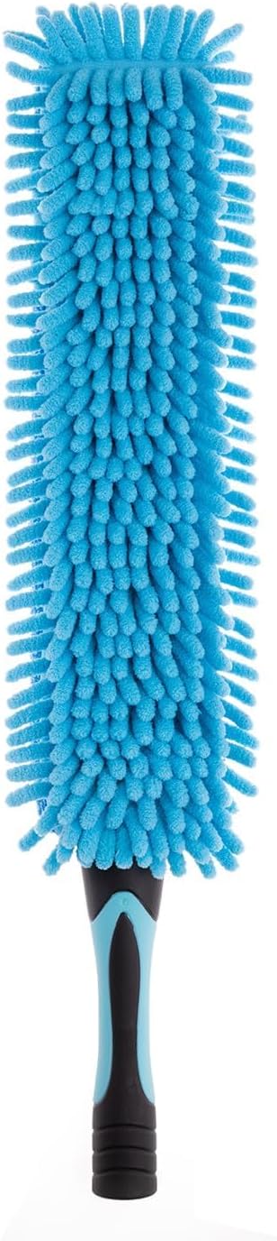 20 Foot High Reach 5-to-12ft Long Duster for High Ceilings Fan Cleaner with Sturdy Lightweight Extension Pole