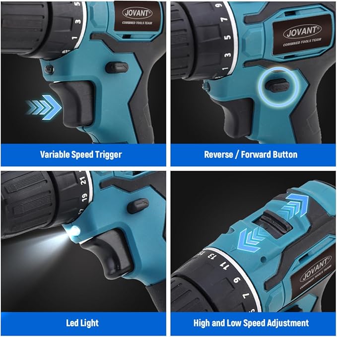 Cordless Power Drill Cleaning Tools Electric Spin Scrubber Extra Large Brush 1500 RPM High Power Electric Scrubber for Cleaning Adjustable Extension Handle, for Tub/Tile/Floor/Car (7Brushes)
