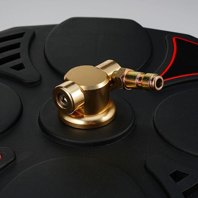 Pressure Washer Driveway Cleaner Attachment, Wheeled Rotary Surface Cleaner, Heavy Duty Flat Surface Cleaner