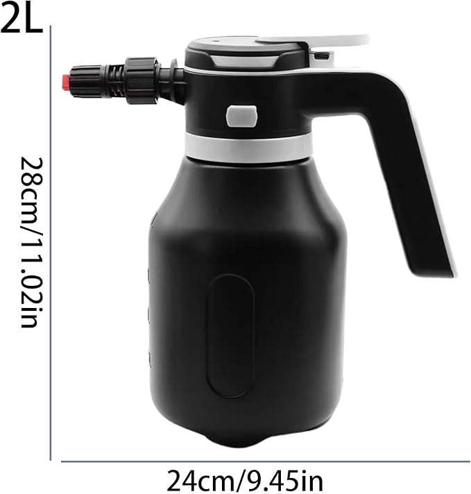 Electric Sprayer - Cordless Detailing Device, Rechargeable Car Soap Sprayer, Portable Cleaning Tool, High-Pressure Application, Garden Home Lawn Care, for Outdoor Patio Driveway Plant W