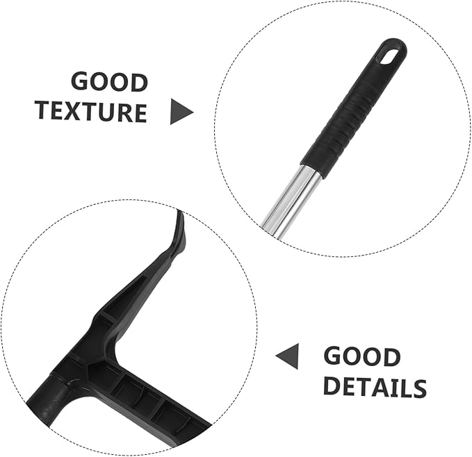 POPETPOP 1 Set Gutter Cleaning Tools with Extended Poles Leaf Scooping Shovel for Efficient Debris Collection Weather Resistant Design for Safe Cleaning