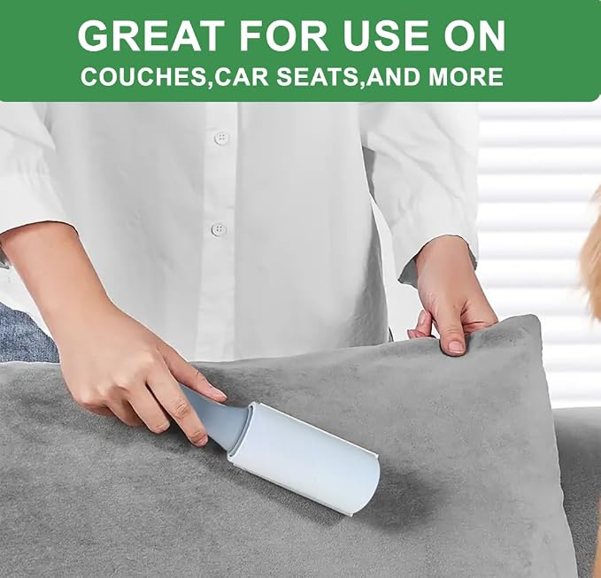 Pet Hair Lint Rollers, 3 Pack, 90 Sheets Each?€? Reusable Sticky Roller for Pet Hair, Cat & Dog Hair Remover, Lint Remover, Pet Hair Remover for Furniture, Clothing & Cars - Image 12