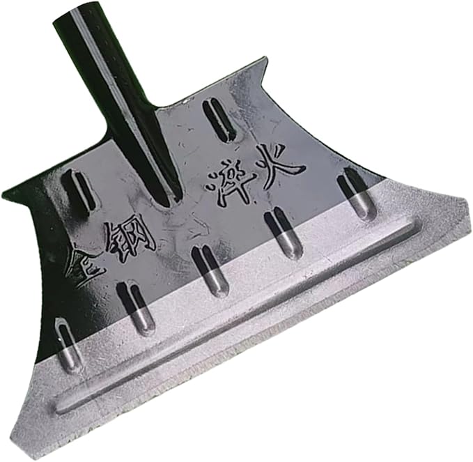 Snow Shovel - 13.3 Inch Portable Flat Ice Chopper and Scraper, Compact and Easy to Handle, Heavy Duty Tool for Driveway, Walkway, Garden, Outdoor Cleaning, Floor, Grass, Snow, Ice Removal