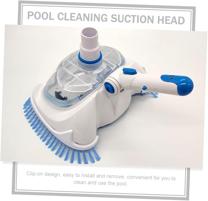 Swimming Pool Suction Head High Grade Plastic Pool Cleaning Tool for Dirt Removal Weighted Design for Submerged Cleaning