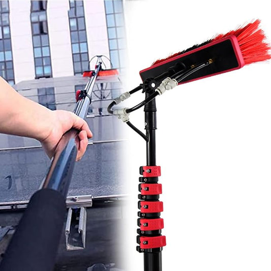 Window Cleaning Water Fed Poles Roof Cleaning Tools,12-36 Foot Window Cleaning Water Fed Poles,Cleaning Tool for Window Glass, Solar Panel,10.8m/36FT