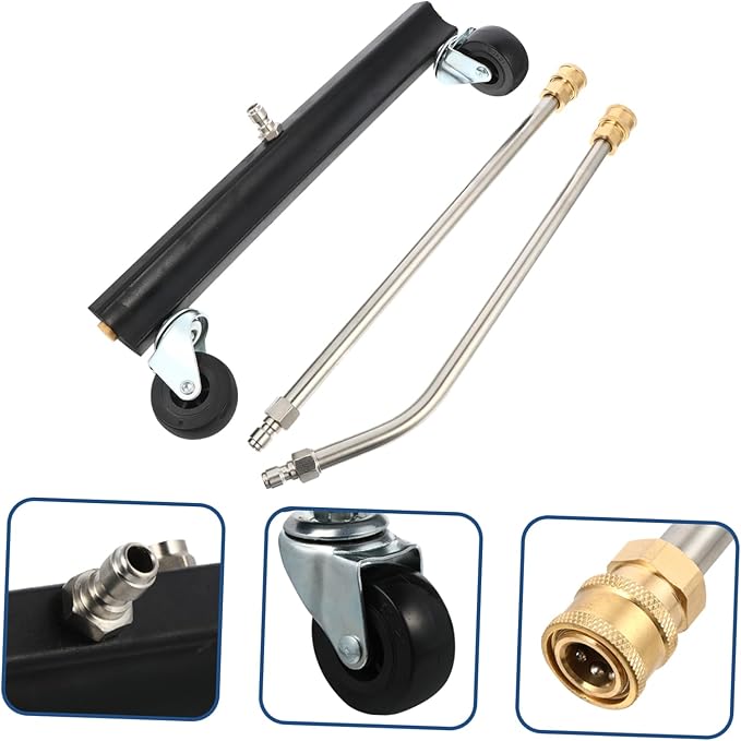 High-Pressure Chassis Cleaner Brush Car Wash Broom Truck Undercarriage Cleaning Tool