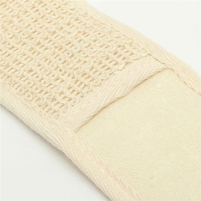 Dry Brushing 1pc Soft Exfoliating Bath Shower Massage Spa Scrubber Sponge Back Strap Body Skin Cleaning Tool